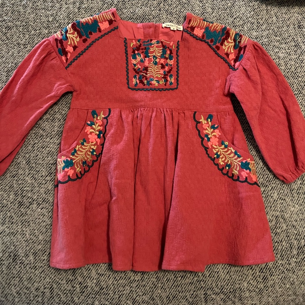 Gorgeous Louise Misha dress with embroidery